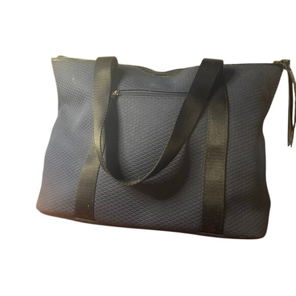 Elliott Lucca Olvera Neoprene Navy Blue Large Tote / Bag Laptop Compartment XL - Picture 2 of 9